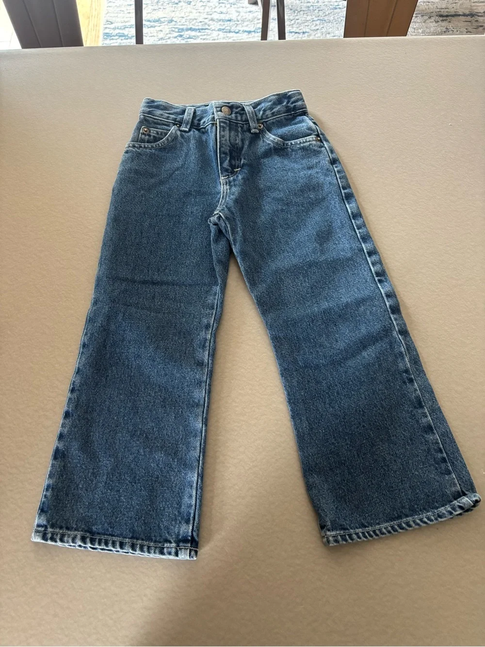 Oshkosh size 5 Wide Leg Blue Denim Jeans